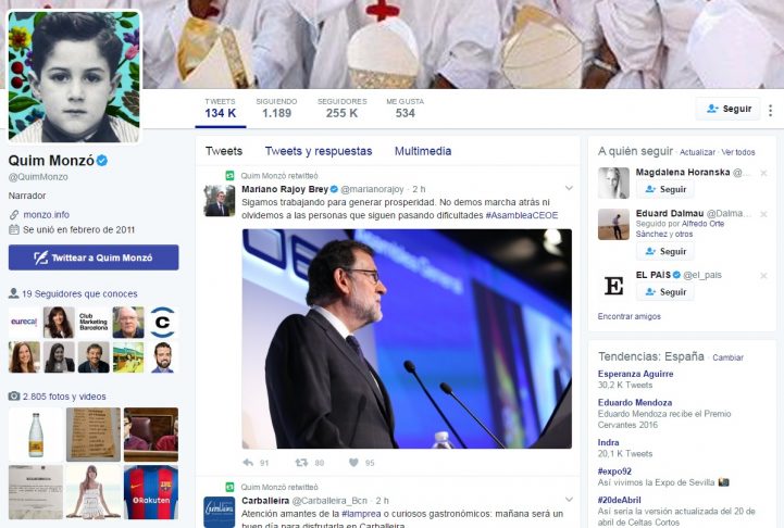Las 10 mejores cuentas de Twitter de periodistas españoles 10 Quim 721x486 1