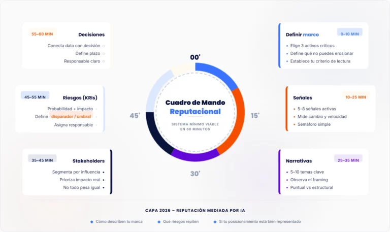 cuadro de mando reputación online